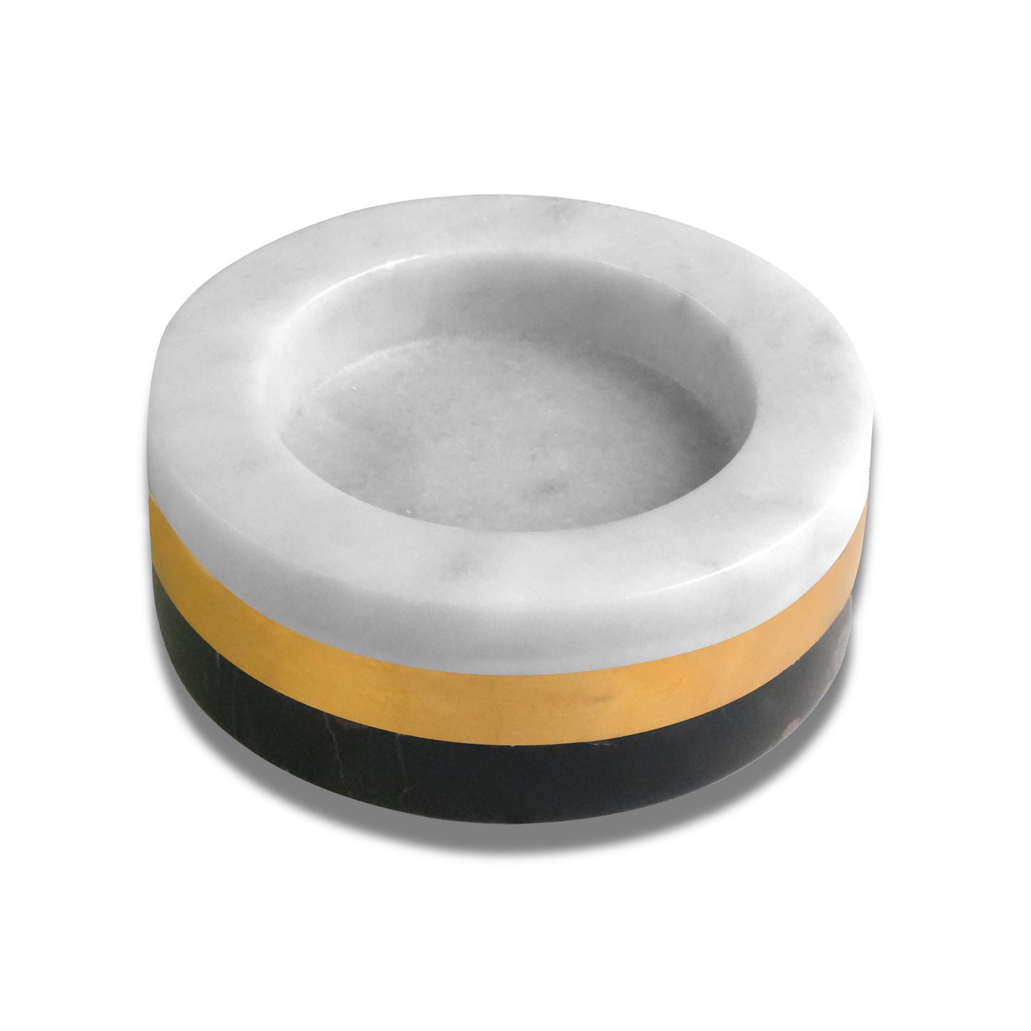 CLASSIC B&W MARBLE ASHTRAY